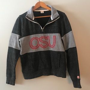 HOMAGE Quarter-Zip OSU Sweatshirt